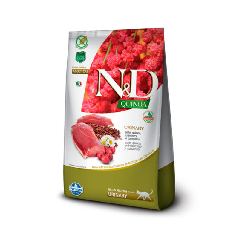 Alimento Seco N&D Cat Quinoa Urinary Pato 1.5 kg