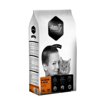 Amity Cat Premium Adulto Salmon & Rice 1.5 kg