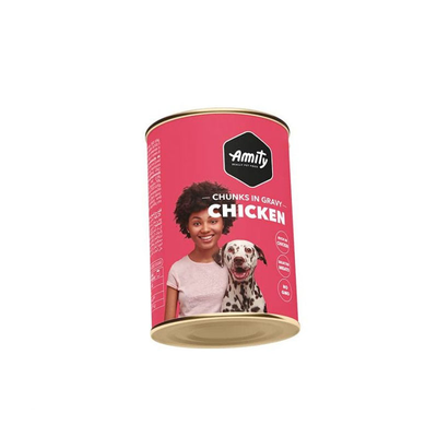 Amity Lata Dog Chunks In Gravy Chicken 415 g