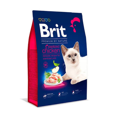 Brit Premium Cat Sterilized Chicken 8 kg