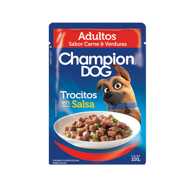 Champion Dog Sobre Adulto Sabor Carne 100 g