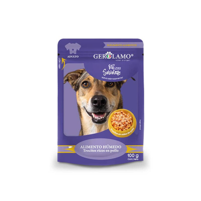 Gerolamo Sobre Dog Trocitos En Salsa De Pollo 100 g