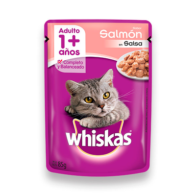 Whiska Sobre S Sabor Salmon 85 g