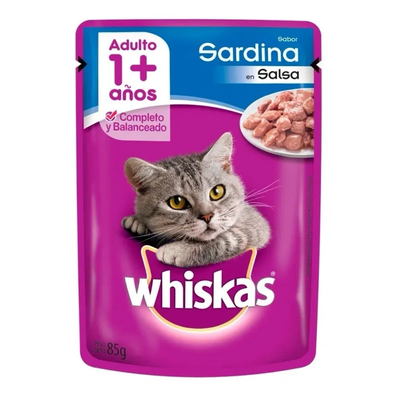 Whiska Sobre S Sabor Sardina 85 g