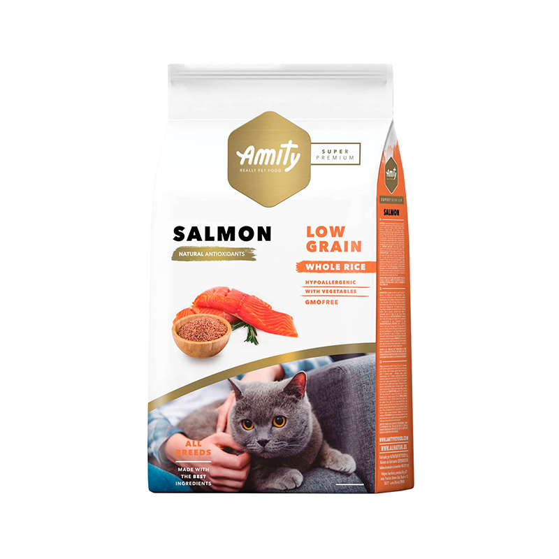 Alimento Seco Amity Cat Adulto Salmon 7 kg