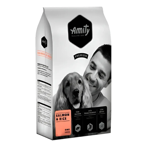 Alimento Seco Amity Dog Premium Salmon & Rice 4 kg