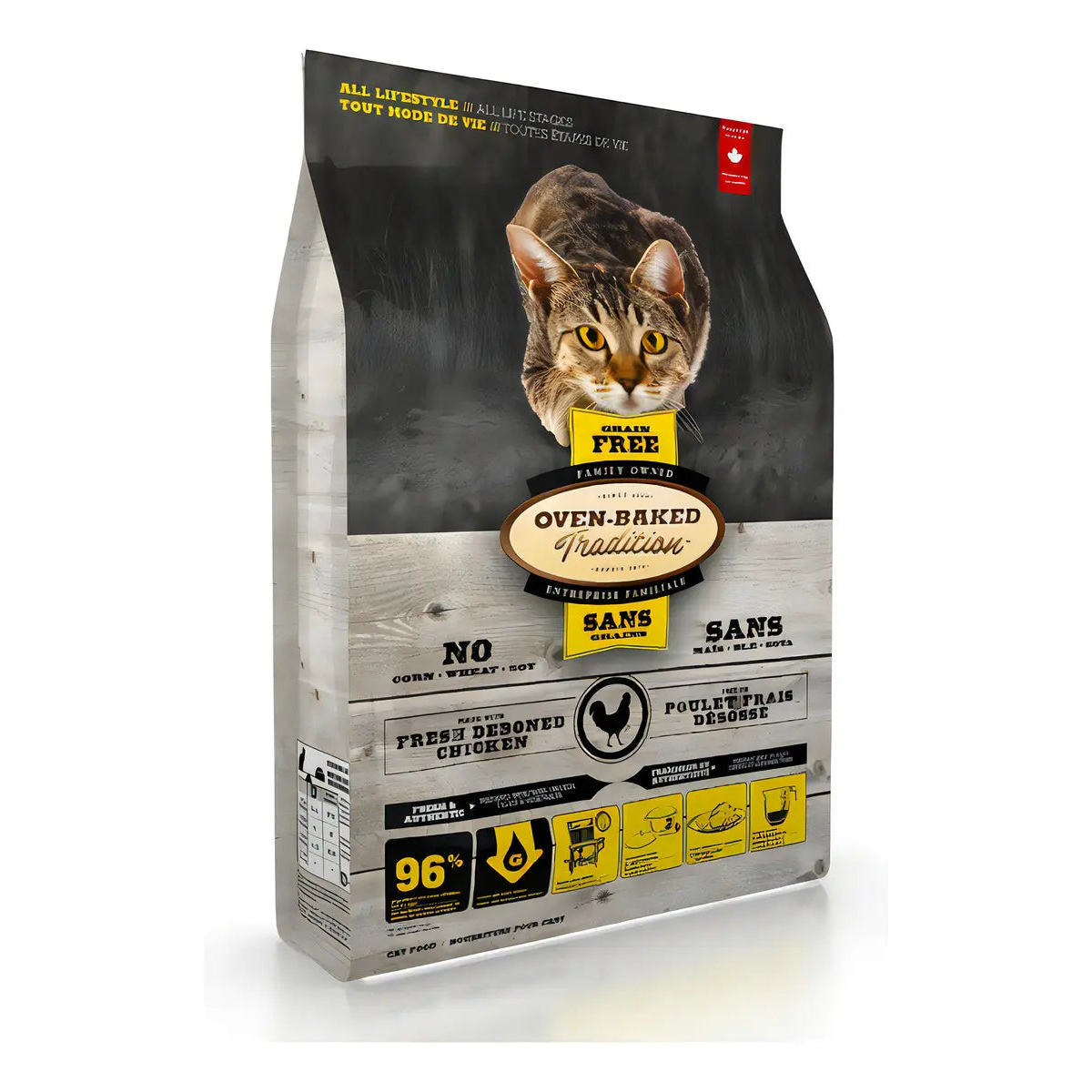 Oven Baked Grain Free Cat Chicken Toda Edad 2.27 kg