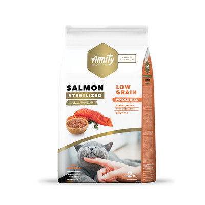 Amity Cat Adulto Salmon Sterilized 2 kg
