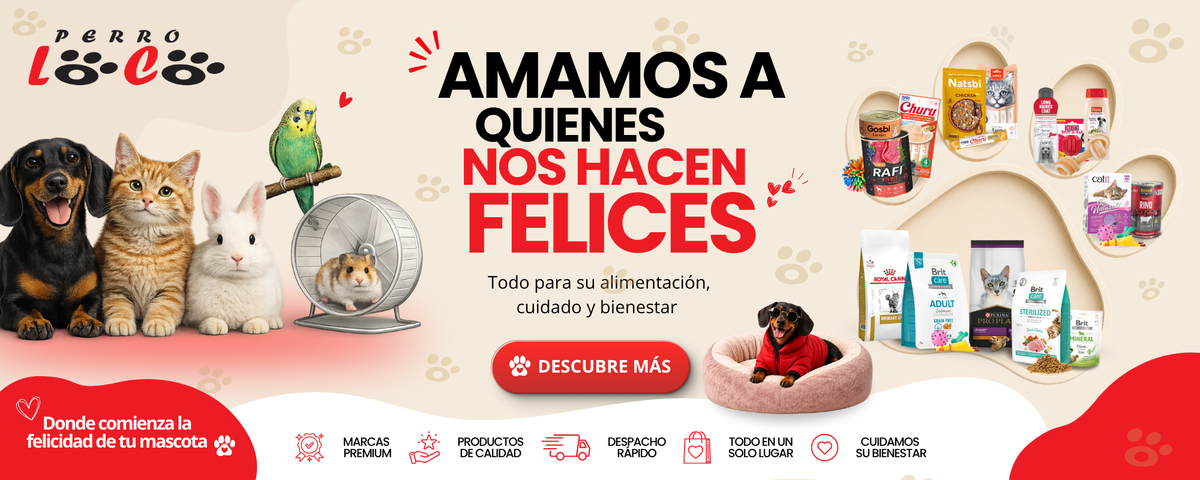 Amamos a quienes nos hacen felices Perro Loco
