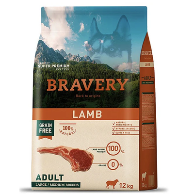 Bravery Adulto Large/Medium Breeds Iberian Pork 12 kg