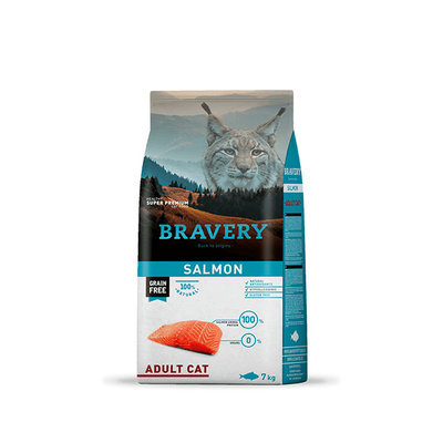 Bravery Cat Adulto Salmon 7 kg