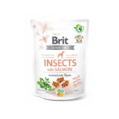 Brit Care Crunchy Insect With Salmon 200 g