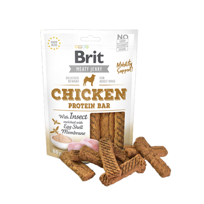 Brit Care Jerky Chicken Protein Bar With Insect 80 g
