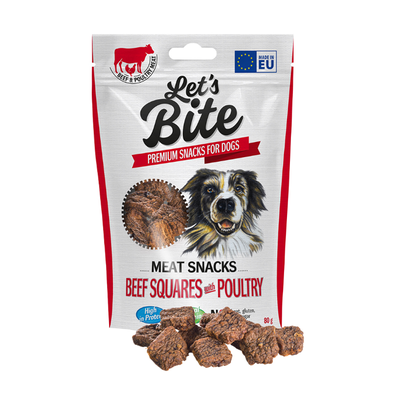 Brit Care Lets Bite Beef Squares & Poultry 80 g