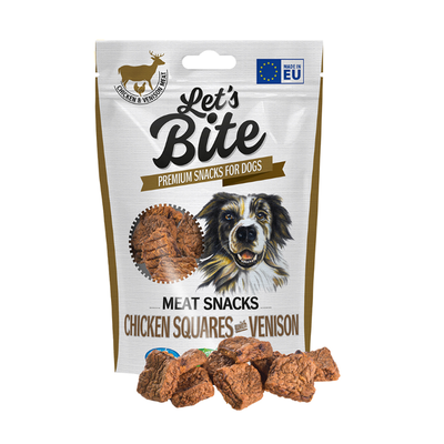 Brit Care Lets Bite Chicken Squares With Venison 80 g