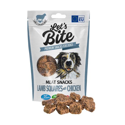 Brit Care Lets Bite Lamb Squares With Chicken 80 g