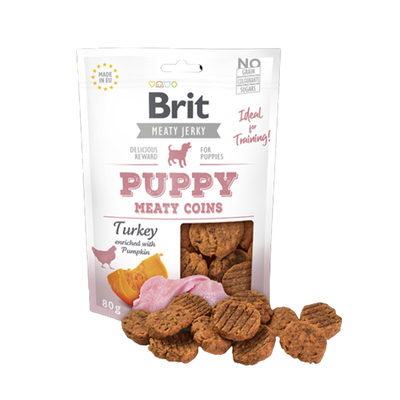 Brit Care Meaty Jerky Puppy M.C Turkey 80 g