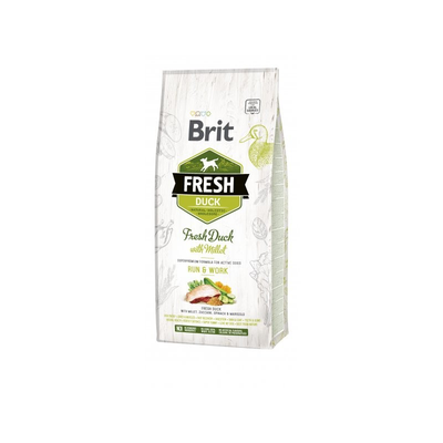 Brit Fresh Duck With Millet Active Run & Work 12 kg