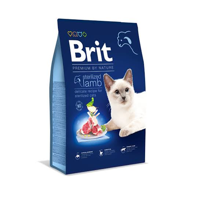Brit Premium Cat Sterilized Lamb 8 kg