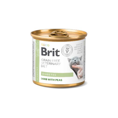 Brit Veterinary Cat Diet Diabetes Húmedo 200 g