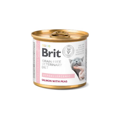 Brit Veterinary Cat Diet Hypoallergenic Húmedo 200 g