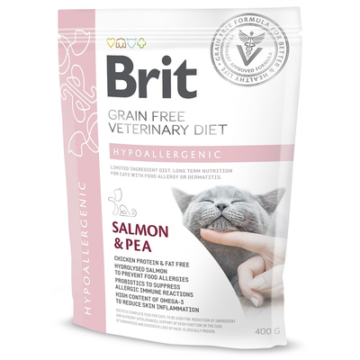 Brit Veterinary Cat Diet Hypoallergenic Húmedo 400 g