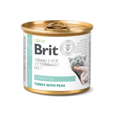 Brit Veterinary Cat Diet Struvite Húmedo 200 g