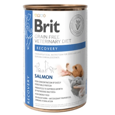 Brit Veterinary Cat/Dog Diet Recovery Sabor Salmon Húmedo 400 g