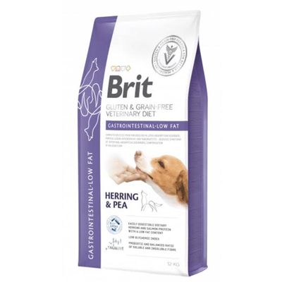Brit Veterinary Dog Diet Gastrointestinal Low Fat 12 kg