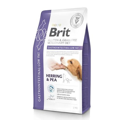 Brit Veterinary Dog Diet Gastrointestinal Low Fat 2 kg
