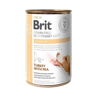 Brit Veterinary Dog Diet Hepatic Húmedo 400 g