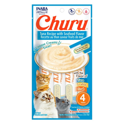 Churu Cat Atun Y Mariscos 56 g