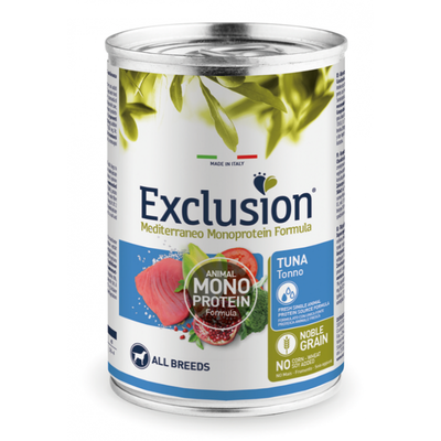 Exclusion Lata Mediterraneo Dog Atun 400 g