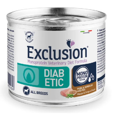 Exclusion Lata Vet Dog Diabetic 200 g