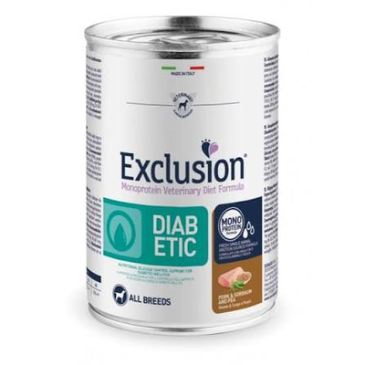Exclusion Lata Vet Dog Diabetic 400 g