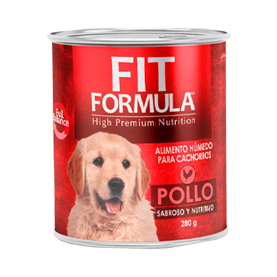 Fit Formula Lata Cachorro Sabor Pollo 280 g