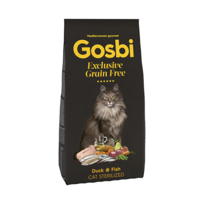 Gosbi Cat Exclusive Gf Duck & Fish Steriilized 2 kg