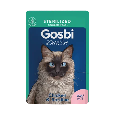 Gosbi Delicat Sterilized Chicken & Sardine 70 g