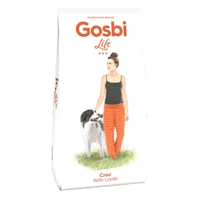 Gosbi Dog Life Croc With Lamb 12 kg