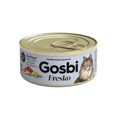 Gosbi Fresko Cat Sterilized Carne & Pollo 70 g