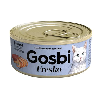 Gosbi Fresko Cat Sterized Atun & Camaron 70 g