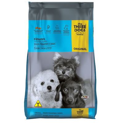 Three Dog Cachorro Raza Pequeña 3 kg
