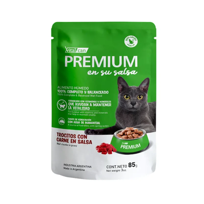 Vitalcan Cat Adulto Carne 85 g