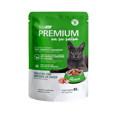 Vitalcan Cat Adulto Sardina 85 g
