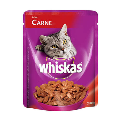 Whiska Sobre S Sabor Carne 85 g