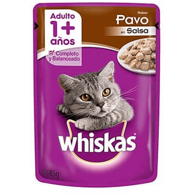Whiska Sobre S Sabor Pavo 85 g