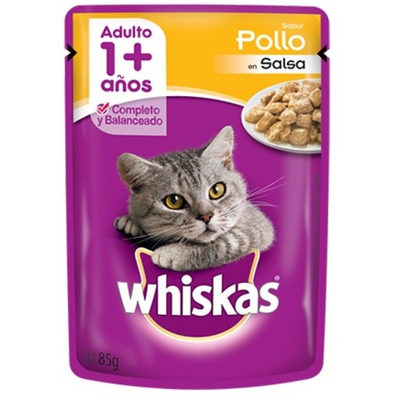 Whiska Sobre S Sabor Pollo 85 g
