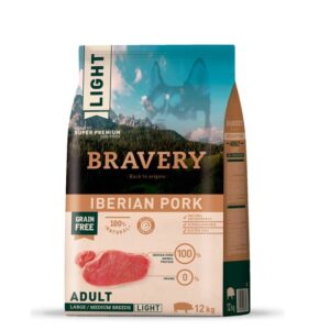 Bravery light iberian pork adult large medium 12kg